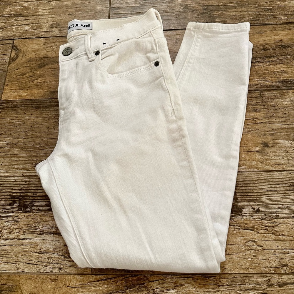Express White Jeans- Ankle/ Skinny Size 6S